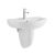 MILANO WALL HUNG WASH BASIN 3636 -R WHITE MADE IN CHINA