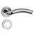Milano Legue Door Handle On Rosette A-140 Sncp