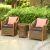 Lexus 2+1 Balcony Set - Brown