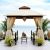 Miraj Bench Gazebo - Beige
