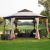 Amber Hexagonal gazebo - Brown