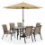Eve 6+1+1 Dining Set - Beige