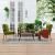 Laura Steel 2+1+1 Sofa - Green