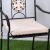 Square Seat Cushion With Zipper 43X43X5Cm- Beige Sc43Be