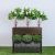 Steel Flower Pot Divider - Black