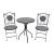 Glazy Marble Balcony Set 2+1
