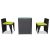 Melanie 2+1 Rattan Balcony Set
