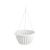 Hanging Flower Pot - White