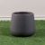 Round Flower Pot - Coffee