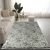 Rugs Sr21 160X230 Rabbit Fur With Foil Design 2 Silver Mr- 453