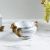Ss22 Remy Ashtray Gold,Marble 20X17.5X11.5Xcm Ds33480-7.5-S-205407