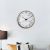 Ss22 Stolpa Marble Look Metal Wall Clock 30.2X30.2X4.4Cm 208303
