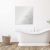 Ss22 Petite Square Frameles Mirror Plain 50X50Cm