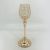 Seletti Crystal Candle Holder Gold 11.5x11.5x38.5cm 6180