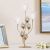 Louis Leaf Design Candle Holder Gold 23x14x46cm