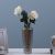 Ss21 Rejoice White Rose Artificial Flower H64Cm L21855/Wh