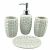 Emperor 4 Pcs Bath Accessories Set Pearl Finish
