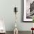 Arianna Twisted Pillar Candle Holder 10X10X58 Cm- Silver