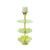 Arianna Lotus Pillar Candle Holder- Gold 1368