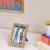Arianna Brass Flower Photo Frame- Gold