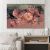 Lorena Pink Flowers And A Black Butterfly Canvas 60X90X2CM