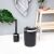 Ss22 Falcon 6L Dustbin Set Black Dustbin :19.5X19.5X27Hcm Toilet Brush Holder:10X10X14/38 Hcm Pt21218