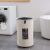 Ss22 Oliver Round Laundry Hamper With 4 Wheels Off White Dia 39X59Hcm Fb2010