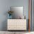 Rehan Dresser with Mirror-Grey / White Wash