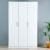 Katya 3 Door Wardrobe-White