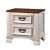 Jennifer Night Stand Set of 2 - A'mica Walnut / Frost White