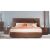 Maybell 180X200 King Bed Set-Walnut / Silver