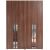 Maybell 4 Doors Wardrobe-White Maple / Walnut