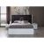 Venus 180X200 King Bed With Hydraulic Storage- White / Dark Grey