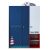 Ocean 3 Door Wardrobe - Natural / Blue / Red