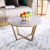 Beaver Coffee Table - Grey Marble / Brushed Gold