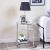 Walrus End Table - Clear Glass / Chrome