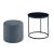 Vivar End Table With Stool - Grey