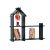 KD Hut Wall Shelf -HG Black