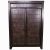 Leandros 2 Door 1 Drawer Shoes rack-WENGE 1
