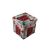 Red Phone Box 38x38x38cm Folding Storage Ottoman