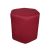 Gio Fabric Ottoman - Red