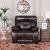 Dimas One Seater Leather Recliner - Brown