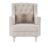 Regno Fabric Sofa 1S - Ivory
