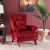 Perla One Seater Fabric Sofa - Red