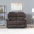 Salvoy 2 Seater Fabric Recliner - Brown