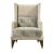 Carmen One Seater Fabric Sofa