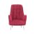 Alyanna One Seater Fabric Sofa - Red
