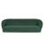 Selma Three Seater Fabric Sofa - Forest Green / Rose