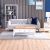Blissful 3 Seater Fabric Sofa Set - Ligth Grey
