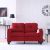 Kenford 2 Seater Fabric Sofa - Red